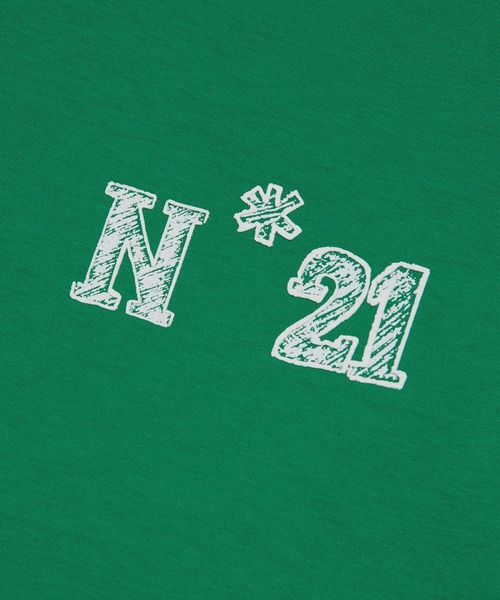N°21（ヌメロ ヴェントゥーノ）の「N°21（ヌメロ ヴェントゥーノ）Kids & Junior ワンポイントブランドロゴ半袖Tシャツカットソー（Tシャツ/カットソー・キッズ・グリーン・16Y/12Y/14Y）」の3枚目の写真