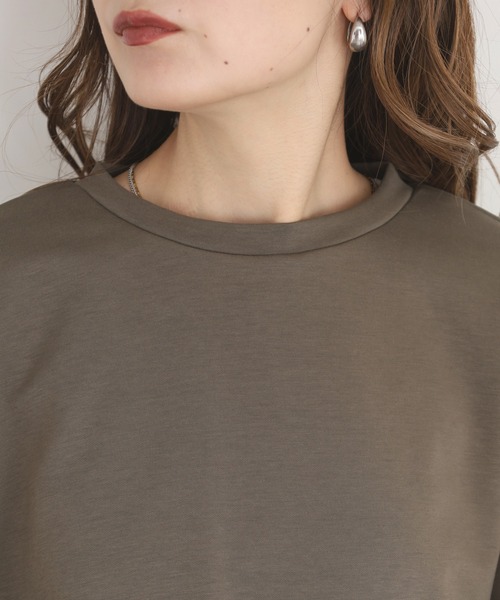 A.N.L（エーエヌエル　レーベル）の「A.N.L 袖スリット配色カットソー（Tシャツ/カットソー・レディース・ブルー/ブラック/カーキ・38）」の12枚目の写真