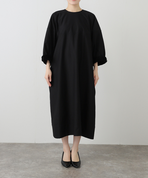 IENA（イエナ）の「Maison IENA 別注 Nell/ネル 袖フリルワンピース 252-40292（ワンピース・レディース・ブラック・FREE）」の14枚目の写真