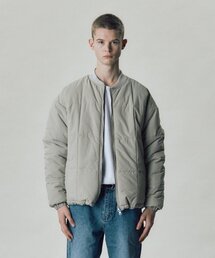 22F/W シンサレートスクエアプファージャケット(カーキグレー)