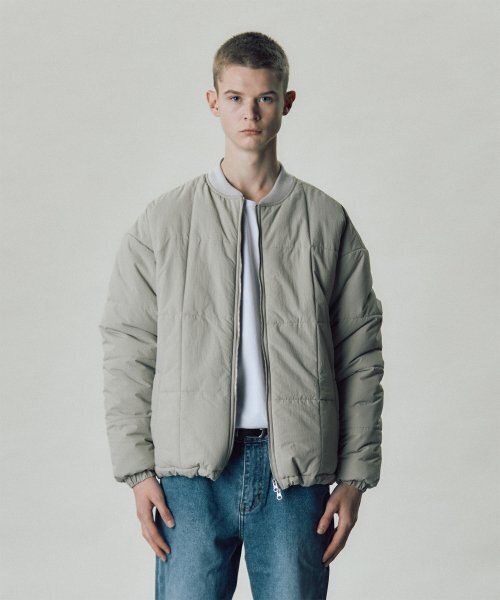 LAB12(ラボ12)の「22F/W シンサレートスクエアプファージャケット(カーキグレー)(ダウンジャケット/コート・メンズ・その他・SMALL)」の1枚目の写真