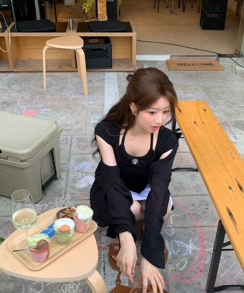 FIELDERS(フィールダーズ)の「SEERSUCKER SHIRTS BLACK(シャツ/ブラウス・レディース・その他・FREE)」の8枚目の写真
