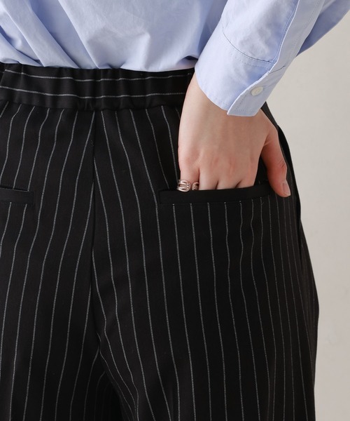 RAGEBLUE（レイジブルー）の「デザインロールアップショートパンツ/セットアップ対応（スラックス・レディース・ブラック系9/ブラウン/ベージュ系2・FREE）」の12枚目の写真