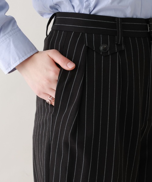 RAGEBLUE（レイジブルー）の「デザインロールアップショートパンツ/セットアップ対応（スラックス・レディース・ブラック系9/ブラウン/ベージュ系2・FREE）」の14枚目の写真