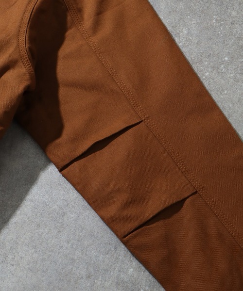 HOUSTON(ヒューストン)の「【HOUSTON/ヒューストン】DUCK ZIP WORK HOODIE /ダックジップワークフーディ(ブルゾン・メンズ・オリーブ/ブラウン/ブラック・42/40/38)」の10枚目の写真
