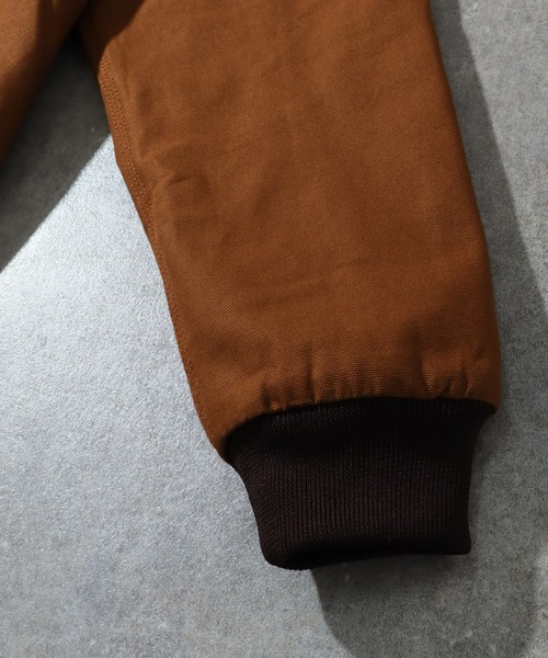 HOUSTON(ヒューストン)の「【HOUSTON/ヒューストン】DUCK ZIP WORK HOODIE /ダックジップワークフーディ(ブルゾン・メンズ・オリーブ/ブラウン/ブラック・42/40/38)」の13枚目の写真