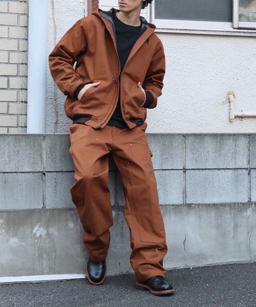 HOUSTON(ヒューストン)の「【HOUSTON/ヒューストン】DUCK ZIP WORK HOODIE /ダックジップワークフーディ(ブルゾン・メンズ・オリーブ/ブラウン/ブラック・42/40/38)」の22枚目の写真