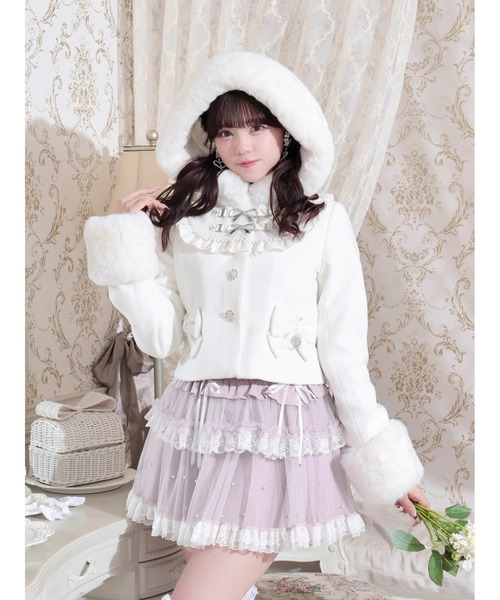 ヨークフリルドーリーショートコート（その他アウター）｜NOEMIE