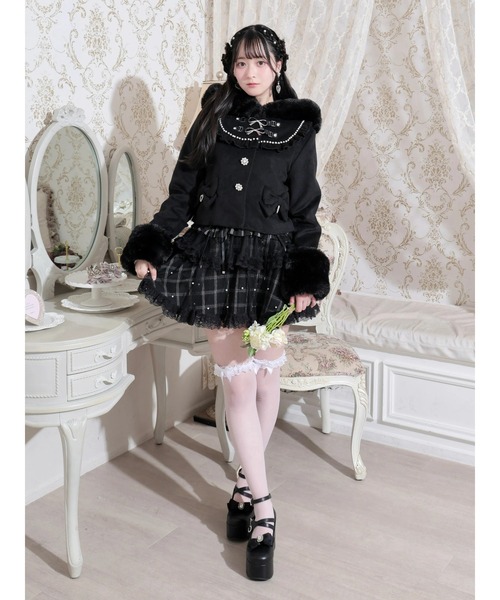 ヨークフリルドーリーショートコート（その他アウター）｜NOEMIE