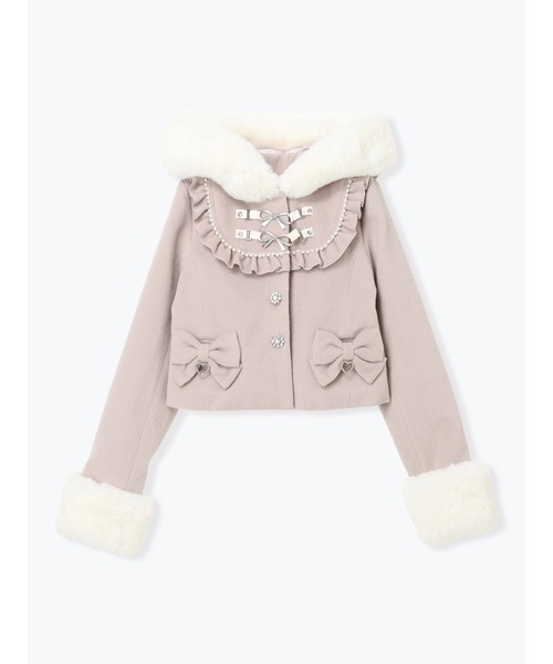 ヨークフリルドーリーショートコート（その他アウター）｜NOEMIE