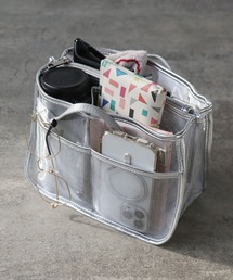 Cepica（セピカ）の「メタリックチュールバッグインバッグ（ポーチ）」