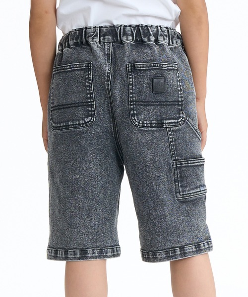 DC（ディーシー）の「DC/ディーシー ハーフパンツ 26 KD WIDE PAINTER SHORT YWS261505（その他パンツ・キッズ・ライトインディゴブルー/ブラック・160cm/150cm/140cm/130cm/120cm）」の3枚目の写真