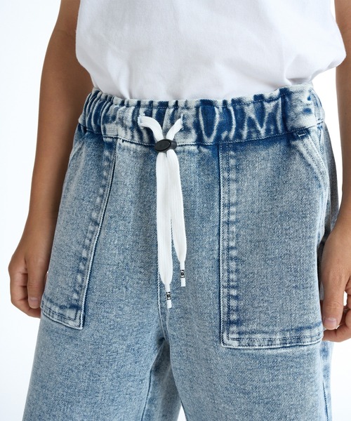 DC（ディーシー）の「DC/ディーシー ハーフパンツ 26 KD WIDE PAINTER SHORT YWS261505（その他パンツ・キッズ・ライトインディゴブルー/ブラック・160cm/150cm/140cm/130cm/120cm）」の5枚目の写真