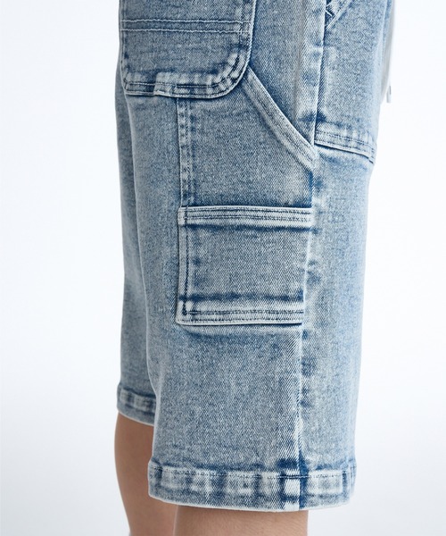 DC（ディーシー）の「DC/ディーシー ハーフパンツ 26 KD WIDE PAINTER SHORT YWS261505（その他パンツ・キッズ・ライトインディゴブルー/ブラック・160cm/150cm/140cm/130cm/120cm）」の8枚目の写真