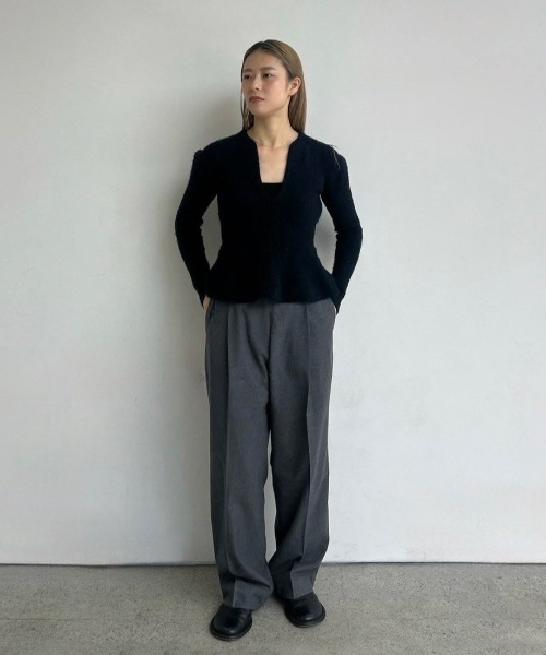 Soft Peplum Knit（ニット/セーター）｜anuke（アンヌーク）の