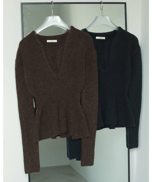 Soft Peplum Knit(ニット/セーター)|anuke(アンヌーク)の Soft Peplum Knit(ニット/セーター)|anuke(アンヌーク)の