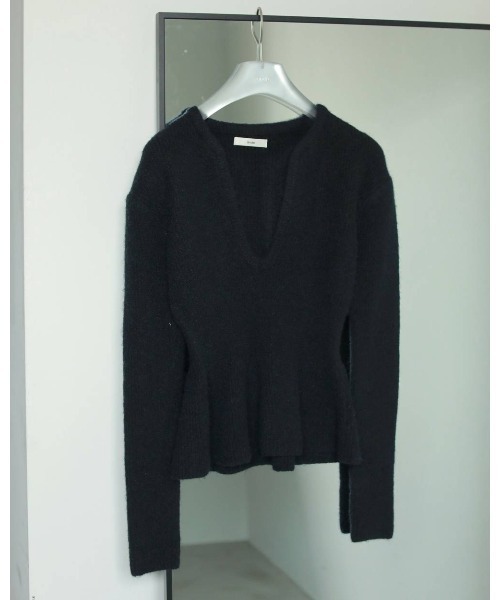 Soft Peplum Knit（ニット/セーター）｜anuke（アンヌーク）の