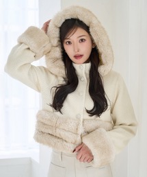 Seemi. byNICECLAUP | 【Seemi.】裾フェイクファージャケット(その他アウター)