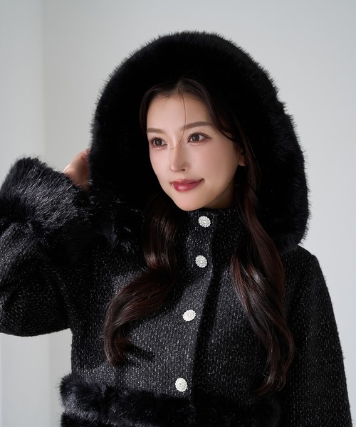 セール】【Seemi.】裾フェイクファージャケット（その他アウター