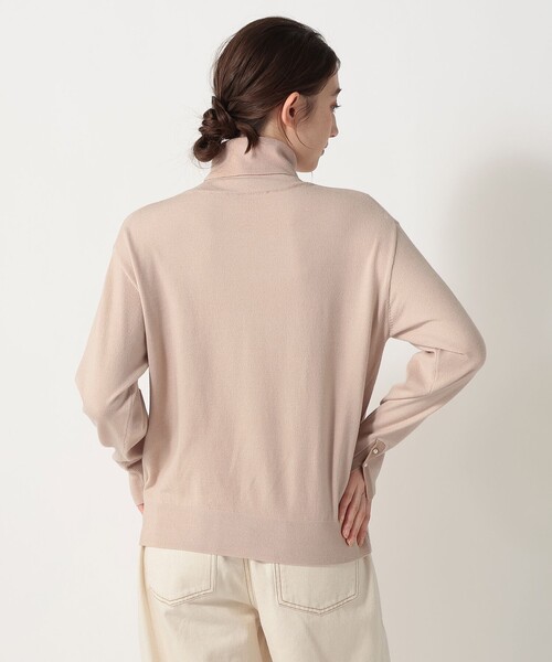 Afternoon Tea(アフタヌーンティー)の「タートルネックプルオーバー(ニット/セーター・レディース・ベージュ/グレー/ネイビー・ONE SIZE)」の4枚目の写真