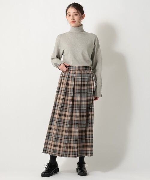 Afternoon Tea(アフタヌーンティー)の「タートルネックプルオーバー(ニット/セーター・レディース・ベージュ/グレー/ネイビー・ONE SIZE)」の9枚目の写真