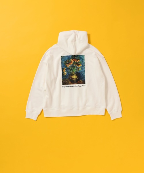 セール】【ラコレ アート】絵画裏毛ZIPパーカー635314（パーカー