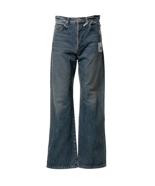 Maison MIHARA YASUHIRO(メゾンミハラヤスヒロ)の「Flared Denim Pants(デニムパンツ・メンズ・ブラック/インディゴブルー・44/46)」の1枚目の写真