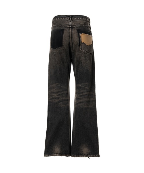 Maison MIHARA YASUHIRO(メゾンミハラヤスヒロ)の「Flared Denim Pants(デニムパンツ・メンズ・ブラック/インディゴブルー・44/46)」の15枚目の写真