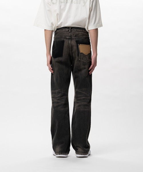 Maison MIHARA YASUHIRO(メゾンミハラヤスヒロ)の「Flared Denim Pants(デニムパンツ・メンズ・ブラック/インディゴブルー・44/46)」の18枚目の写真