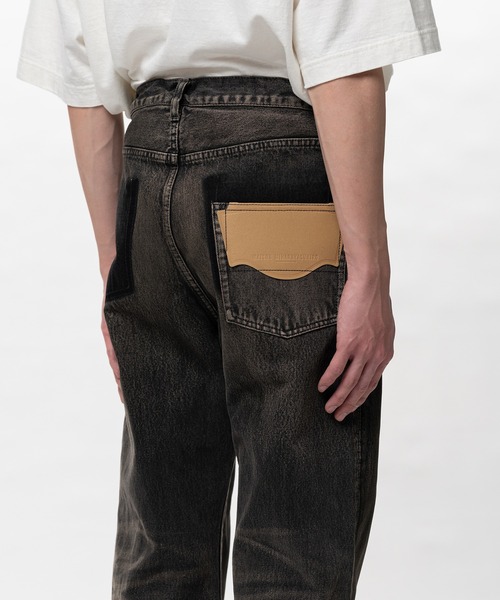 Maison MIHARA YASUHIRO(メゾンミハラヤスヒロ)の「Flared Denim Pants(デニムパンツ・メンズ・ブラック/インディゴブルー・44/46)」の12枚目の写真