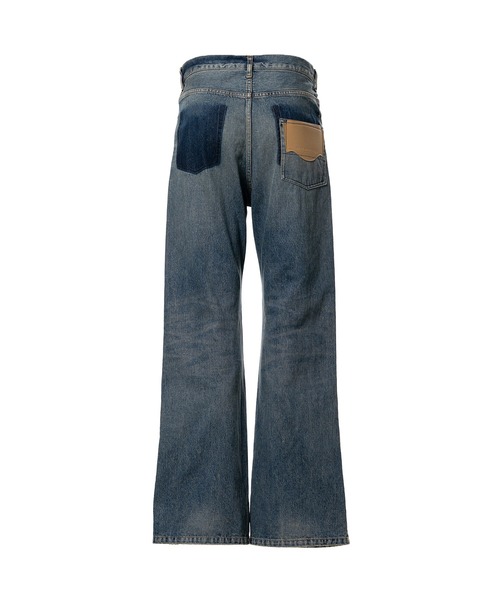 Maison MIHARA YASUHIRO(メゾンミハラヤスヒロ)の「Flared Denim Pants(デニムパンツ・メンズ・ブラック/インディゴブルー・44/46)」の14枚目の写真