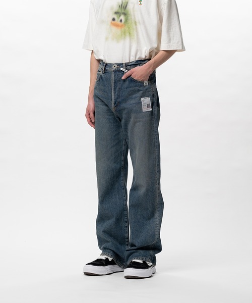 Maison MIHARA YASUHIRO(メゾンミハラヤスヒロ)の「Flared Denim Pants(デニムパンツ・メンズ・ブラック/インディゴブルー・44/46)」の8枚目の写真