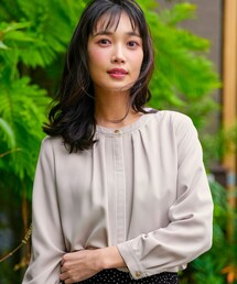 ANY SIS（エニィスィス）の「フロントタックバイカラー ブラウス（シャツ/ブラウス）」