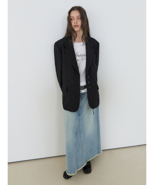 ETMON（エトモン）の「Washed Long Denim Skirt Blue（スカート・レディース・その他・S/M）」の3枚目の写真