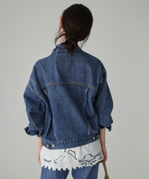 Levi's（リーバイス）の「【Levi's】＜BABYLONE限定モデル＞TRUCKER JACKET（デニムジャケット・レディース・ネイビー・38inch/36inch）」の5枚目の写真
