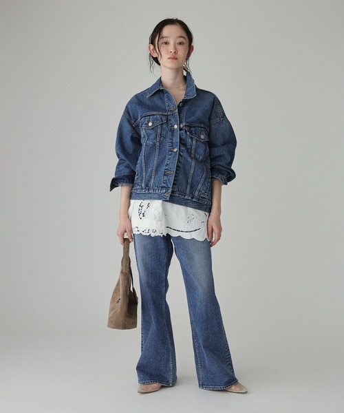 Levi's（リーバイス）の「【Levi's】＜BABYLONE限定モデル＞TRUCKER JACKET（デニムジャケット・レディース・ネイビー・38inch/36inch）」の7枚目の写真