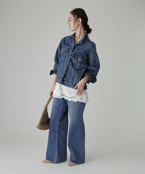 Levi's（リーバイス）の「【Levi's】＜BABYLONE限定モデル＞TRUCKER JACKET（デニムジャケット・レディース・ネイビー・38inch/36inch）」の8枚目の写真