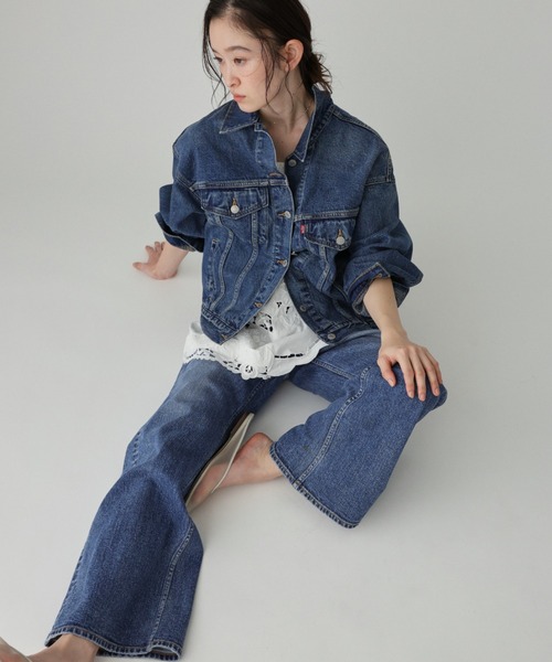 Levi's（リーバイス）の「【Levi's】＜BABYLONE限定モデル＞TRUCKER JACKET（デニムジャケット・レディース・ネイビー・38inch/36inch）」の11枚目の写真