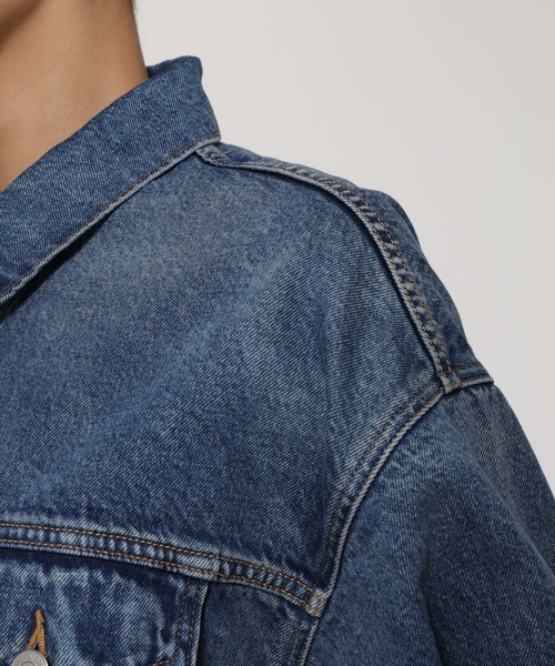 Levi's（リーバイス）の「【Levi's】＜BABYLONE限定モデル＞TRUCKER JACKET（デニムジャケット・レディース・ネイビー・38inch/36inch）」の20枚目の写真