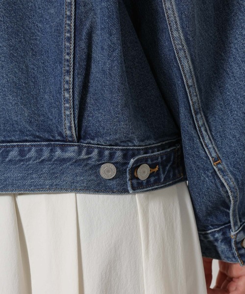 Levi's（リーバイス）の「【Levi's】＜BABYLONE限定モデル＞TRUCKER JACKET（デニムジャケット・レディース・ネイビー・38inch/36inch）」の18枚目の写真