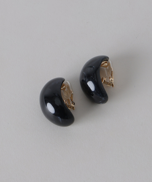 VERMEIL par iena(ヴェルメイユパーイエナ)の「MICHAEL NASH JEWELRY マイケルナッシュジュエリー レジンイヤリング(イヤリング・レディース・ブラック/ブルー/レッド・FREE)」の5枚目の写真