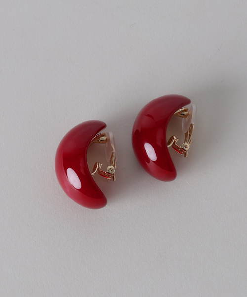 VERMEIL par iena(ヴェルメイユパーイエナ)の「MICHAEL NASH JEWELRY マイケルナッシュジュエリー レジンイヤリング(イヤリング・レディース・ブラック/ブルー/レッド・FREE)」の11枚目の写真