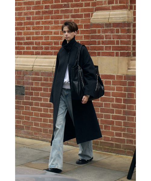 AFTERHOURS(アフターアワーズ)の「CHAIN BIG BAG (BLACK)(トートバッグ・レディース・その他・FREE)」の2枚目の写真