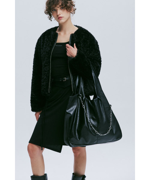 AFTERHOURS(アフターアワーズ)の「CHAIN BIG BAG (BLACK)(トートバッグ・レディース・その他・FREE)」の6枚目の写真