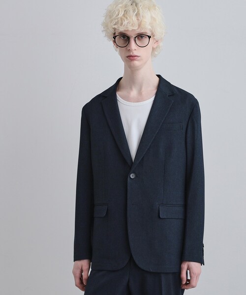 tk.TAKEO KIKUCHI（ティーケータケオキクチ）の「【上下2点セット】洗えるピンヘッドストレッチセットアップ/ビジネスOK（セットアップ・メンズ・ブルー/ブルー系その他/ブラック・03/02/01/04）」の20枚目の写真