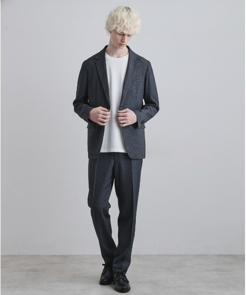 tk.TAKEO KIKUCHI（ティーケータケオキクチ）の「【上下2点セット】洗えるピンヘッドストレッチセットアップ/ビジネスOK（セットアップ・メンズ・ブルー/ブルー系その他/ブラック・03/02/01/04）」の11枚目の写真