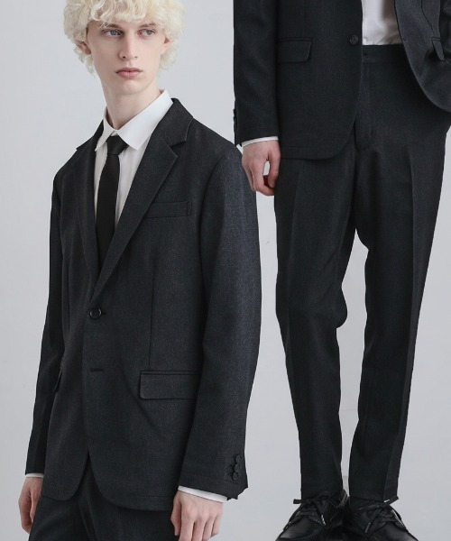 tk.TAKEO KIKUCHI（ティーケータケオキクチ）の「【上下2点セット】洗えるピンヘッドストレッチセットアップ/ビジネスOK（セットアップ・メンズ・ブルー/ブルー系その他/ブラック・03/02/01/04）」の12枚目の写真