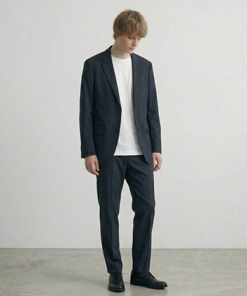 tk.TAKEO KIKUCHI（ティーケータケオキクチ）の「【365日対応】PINHEADシングルセットアップ/上下2点セット/ONOFF兼用/ストレッチ/洗える/イージーケア/シワになりにくい/ビジネス対応（セットアップ・メンズ・ブルー/ブルー系その他/ブラック・03/02/01/04）」の17枚目の写真