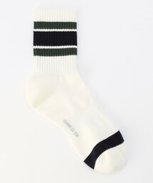 COMME CA ISM | 裏パイル ラインボーダー柄 ソックス(ソックス/靴下)