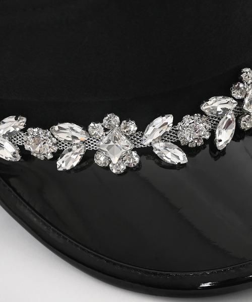 Narcissus（ナルシス）の「ビジューキャスケット（キャスケット・レディース・ブラック・FREE）」の9枚目の写真